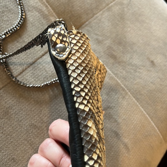 J Markell Ella crossbody python bag in natural - Picture 6 of 8